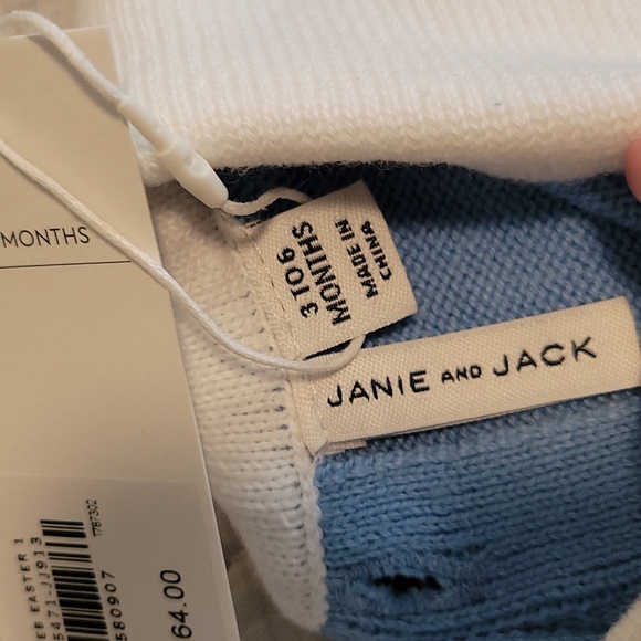 NWT Janie and Jack Bunny Bodysuit - Picture 5 of 5
